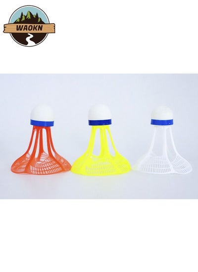 Buy 3 Pieces Of Outdoor Wind Resistant Plastic Badminton in Saudi Arabia