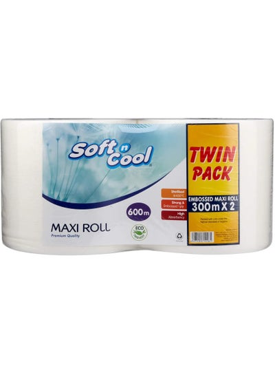 Buy Sterilized Embossed Maxi Roll Twin Pack in UAE