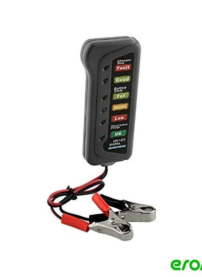 اشتري Mini 12 Volt Battery Check Automotive Battery Tester 6 LED في السعودية