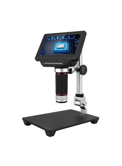 Buy 5-inch LCD Screen Video Microscope with 32GB TF Card 1000X Microscope and Telescope 1080P with  IR Remote in Saudi Arabia