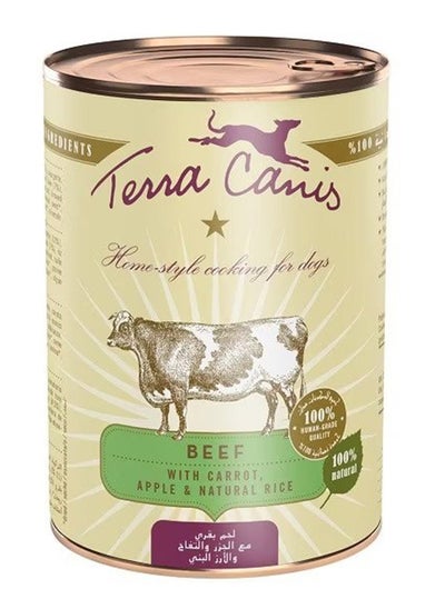 Buy Terra Canis Classic Beef Dog Wet Food 400gm in UAE