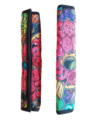 Buy Colorful Good Vibes 2 Pcs Sparkling Seat Belt Cover in Egypt