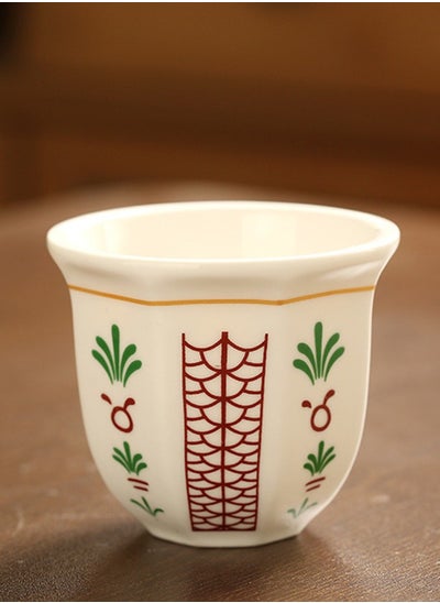 Buy HOOPZOZA Ceramic Coffee Cup Mugs Espresso Cup 180mL for Turkish Tea Cappuccino Latte in Saudi Arabia