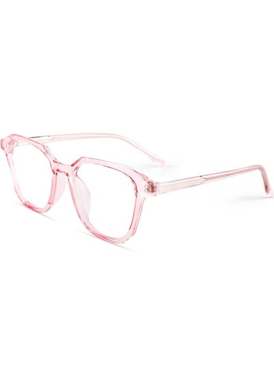 اشتري Vintage Clear Glasses Women Square Frame Fake OTC Glasses في السعودية