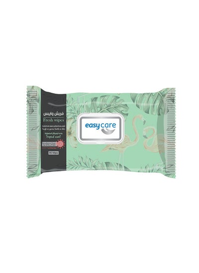 Buy Wet Wipes All Purpose Fresh 80 Sheets Tropical in Egypt