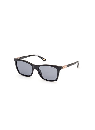 Buy Women's Square Shape  Sunglasses SE636001D54 Lens Size: 54 Millimeter - Shiny Black in Saudi Arabia