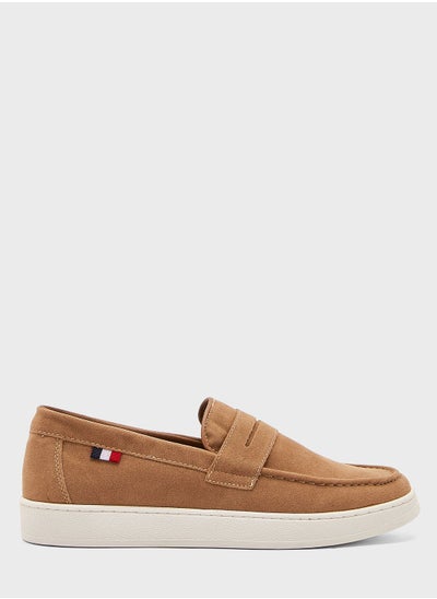 Buy Faux Suede Casual Slip Ons in Saudi Arabia