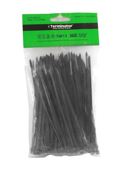 Buy Terminator Cable Tie Black TCT 2.5X100BW in UAE