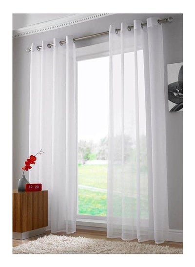 Buy Luxury Voile Chiffon Curtains With Steel Grommets 1 Piece in Egypt