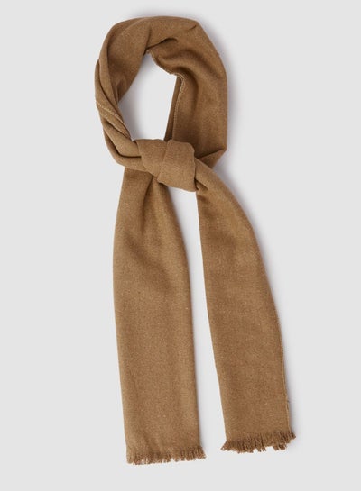 Buy Solid Wool Winter Scarf/Shawl/Wrap/Keffiyeh/Headscarf/Blanket For Men & Women - Small Size 30x150cm - Camel in Egypt
