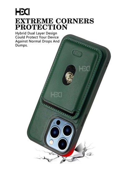 اشتري iPhone 12 Pro Max Back Case with Wallet Card Holder and Kickstand في الامارات