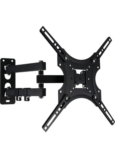 اشتري Tilt & Swivel TV Wall Mount - Heavy Duty Steel Bracket for 32-55" LED, LCD, Flat & Curved TVs, 70 lbs Capacity, VESA 400x400 في الامارات