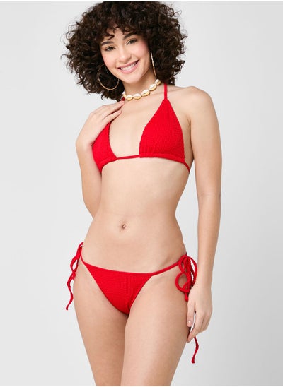 Buy Halter Neck Bikini Top And Bottom Set in UAE