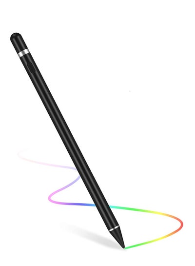 اشتري FACE HUB Active Stylus Pens for Touch Screens, Stylist Digital Pen, 1.5mm Fine Point Rechargeable iPad Pencil For Drawing/Writing/Playing, Compatible With iOS/Android And Other Tablets في الامارات