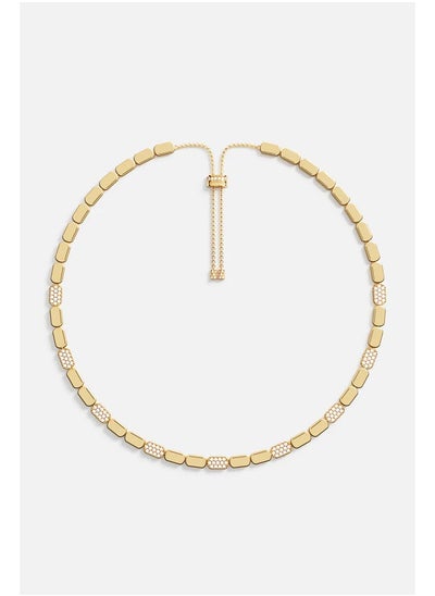 Buy APM Monaco Dainty Gold Adjustable Necklace in UAE