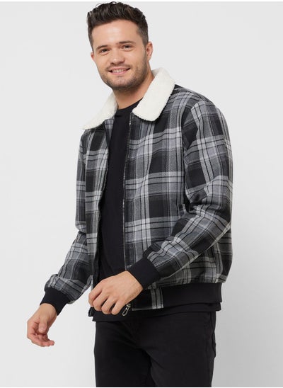 Buy Check Tweed Jacket in UAE