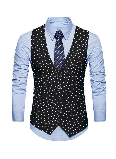 Buy New Fashionable Personalized Printed Men's Suit Vest in Saudi Arabia