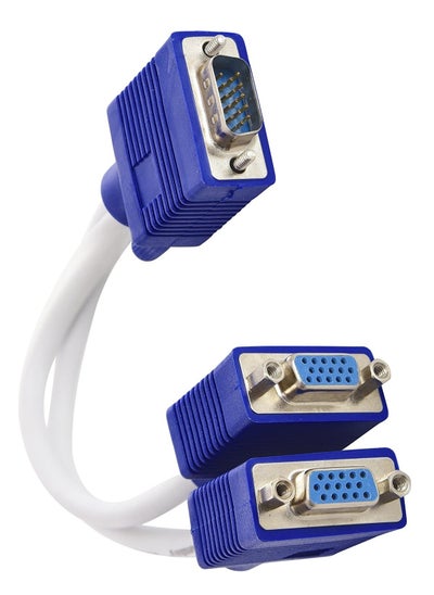 اشتري 503-74 VGA Y-splitter 1 to 2, Passive - White & Blue في الامارات