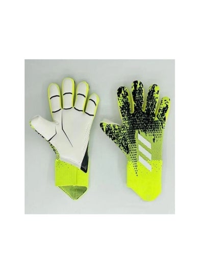 Buy Football Gloves Goalkeeper Gloves Goalie Gloves Offers Excellent Protection With Abrasion Resistant Non Slip And Wrist Protection Size 8 in UAE