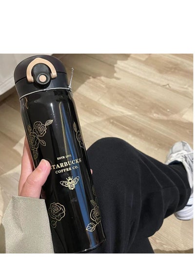 Buy Starbucks Stainless Steel Vacuum Insulated Water Bottle Outdoor Sports Kettle Thermos Cup 500ML in Saudi Arabia