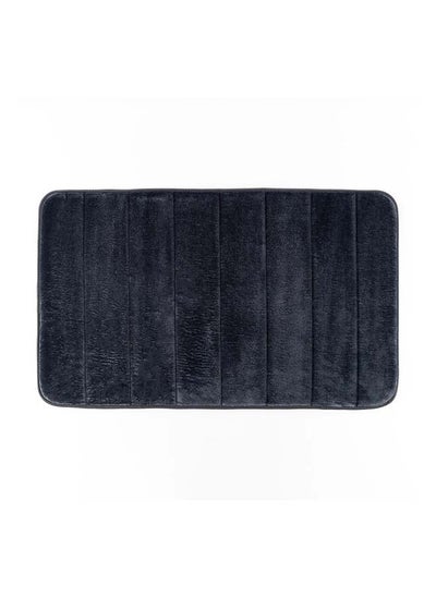 Buy Essential Memory Foam Bath Mat, Grey - 50x80 cm in UAE