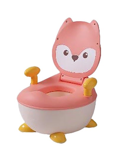 Buy Baby Potty Chair - Comfortable Toddler Toilet Seat with Handles, Potty Training Chair for Kids, Easy Clean Removable Tray, Pink in UAE