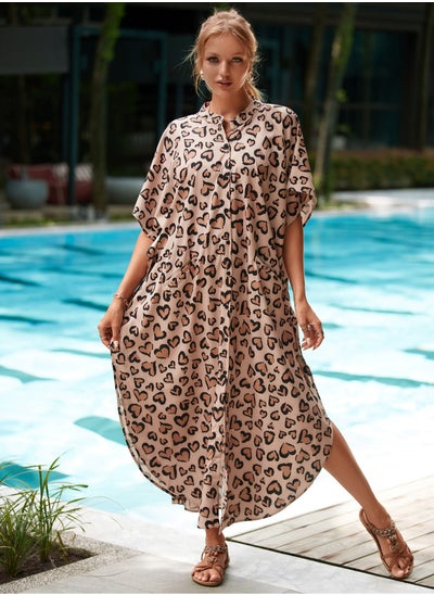 اشتري Beach Printed Robe Sunscreen Cover في الامارات