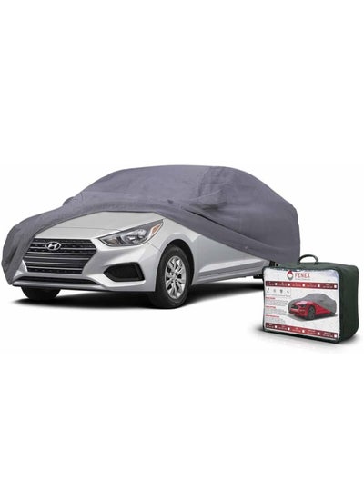 Buy Fenex Car Cover - Full Protection - [ Size : Medium 4.3 × 1.65 × 1.2 meters ] - Full Car Covers - Car Cover Indoor/Outdoor- Waterproof - Dustproof - , Car Cover For Sedan, Soft Smooth Fabric (SEDAN, Medium) in UAE