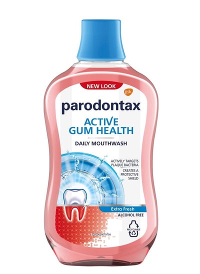 Buy Parodontax Daily Gum Care Mouthwash Extra Fresh 500ml in UAE