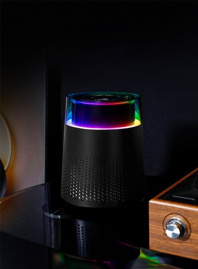 Buy Small Air Purifier Portable Desktop Air Cleaner With Colorful Light in Saudi Arabia