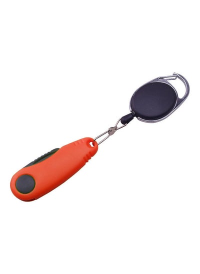 Buy Portable Folding Fishing Line Cutter Clipper Scissors Tool With Retractable Hook in UAE