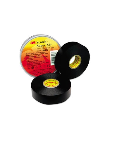 Buy 3M 500-06132 Scotch Super 33+ Vinyl Electrical Tape, 3/4" Width, 66' Length in UAE