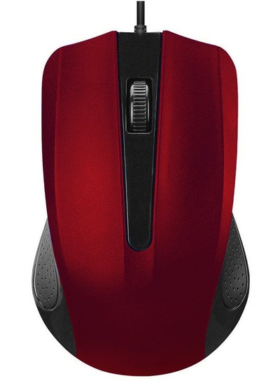 Buy Gaming mouse, high sensitivity, high resolution up to 800 dpi, ergonomic design, ready to improve your performance in games and daily tasks, compatible with all operating systems, multi-color LED lighting, programmable buttons, ensures fast and accurate response , model M-61/Red in Egypt