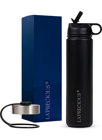 Buy LA’ PRECIOUS Stainless Steel Water Bottle 24 oz - Rust Proof - Leakproof - Keeps Liquids Hot or Cold for Several Hours in UAE