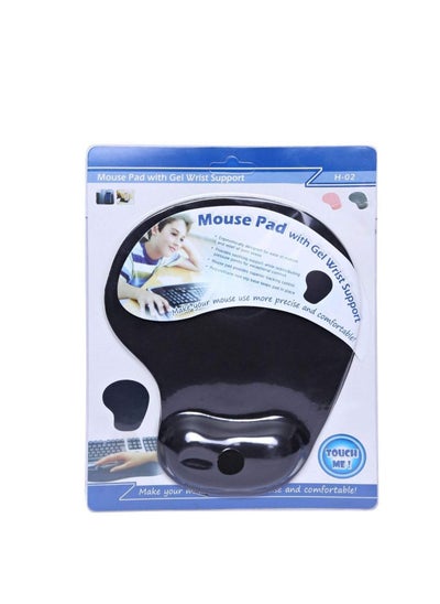 Buy Logilily MousePad with Gel Wrist Support Black | L-1108 in UAE