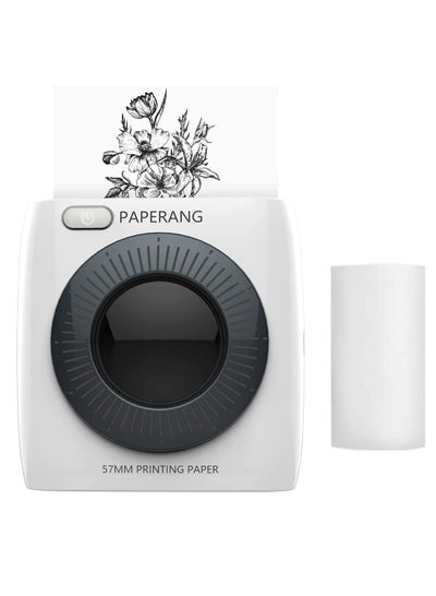 اشتري PAPERANG Pocket Printer BT طابعة لاسلكية طابعة حرارية محمولة 300 نقطة في البوصة للصور إيصال صورة مذكرة مذكرة ملصق ملصق متوافق مع Android iOS Windows Mac في الامارات