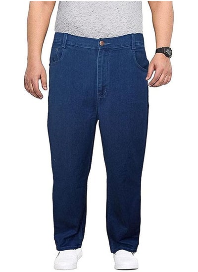 Buy Men's Jeans, Plus Size Big, Tall Relaxed Fit, Cotton in UAE