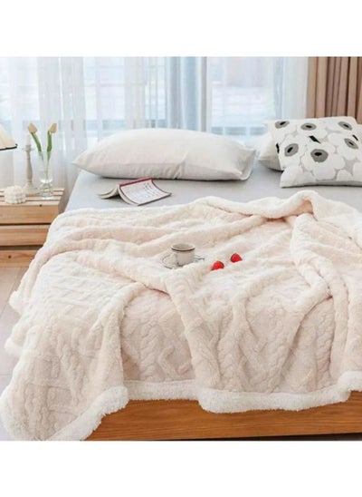 Buy COMFY SOFT & FLUFFY 200 X 230 CM SHEEP BLANKET 6 in UAE