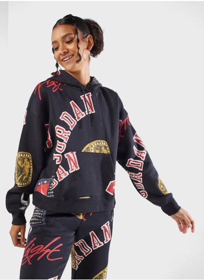 Buy Jordan Brooklyn Aop Fleece Hoodie in Saudi Arabia