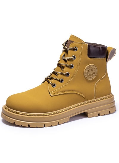 اشتري Men's Outdoor Fashion High Top Casual Boots في السعودية