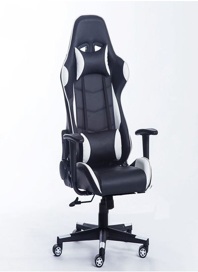 Buy Adjustable gaming chair with head support pillow in Saudi Arabia