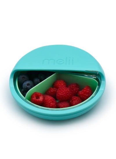 اشتري Spin Container For Kids 3 Compartment Snack Container With Exciting Spin Feature Bpa Free Portable And Easy To Clean Snack Companion في الامارات