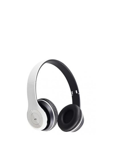 Buy P47 Bluetooth Wireless Over The Head Headphones White in Egypt