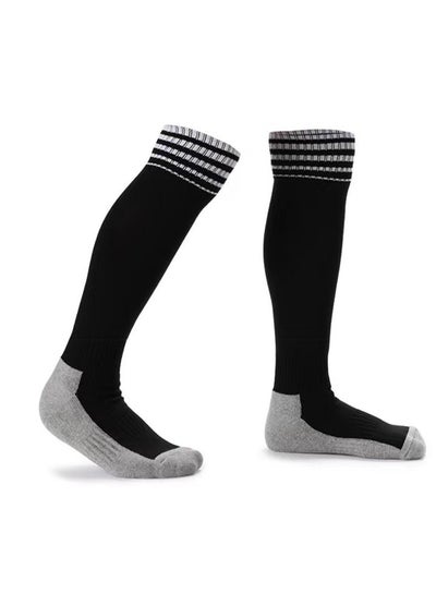 Buy Pair Of Over Knee Football Socks for kids 32 cm in Saudi Arabia