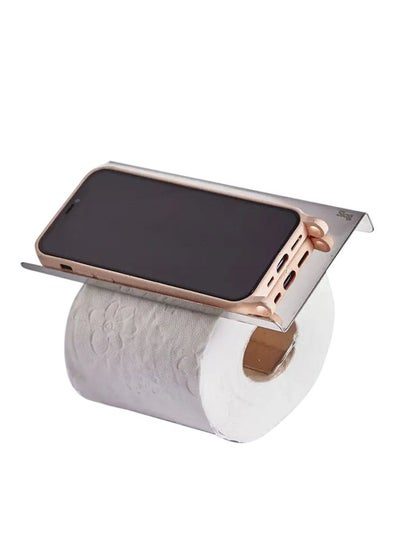 Buy Toilet Roll Holder With Phone Shelf 6629 in Egypt