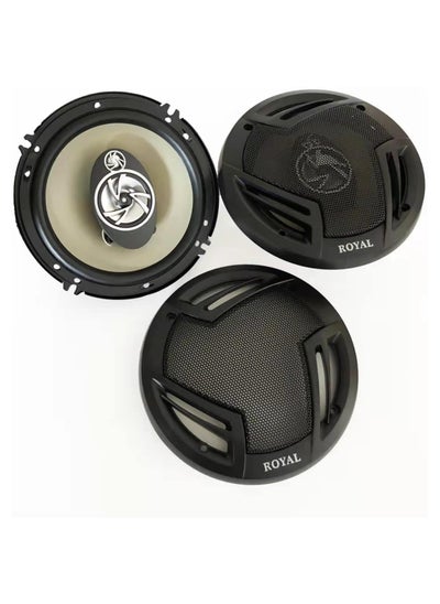 Buy ROYAL Audio Systems Car Speakers - 1800 Watts of Power Per Pair and 150 Watts Each, 6.5 Inch, Full Range, 3 Way, Sold in Pairs in UAE