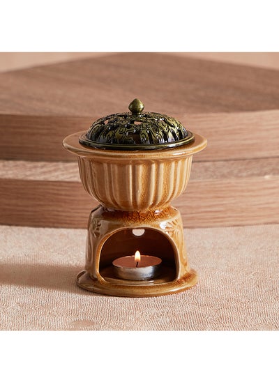 Buy Zest Ceramic Oil Burner 10 x 13 x 10 cm in UAE