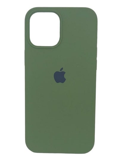 اشتري Silicone Case Cover for iPhone 12 Pro Max 6.7inch Green في الامارات