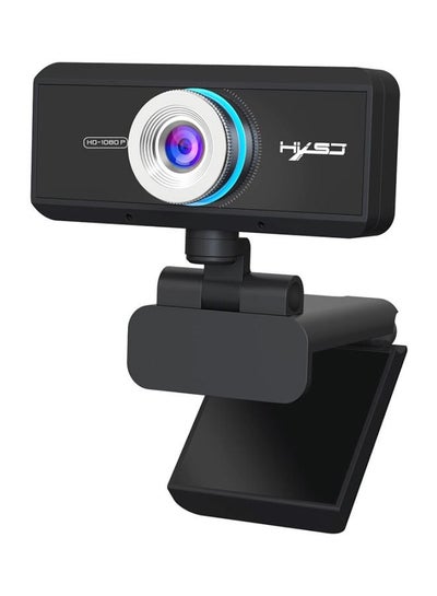 Buy 1080P Manual Focus Webcam Black in Saudi Arabia