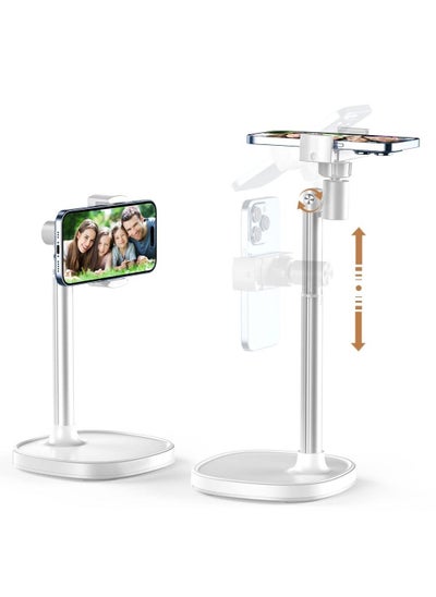 اشتري Cell Phone Stand Aluminum Alloy Adjustable Experience Ultimate Comfort and Stabilityfor Desk Home Use في الامارات